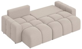 Béžová rozkladacia rohová pohovka (variabilná) Luki – Ropez