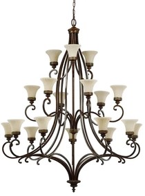 Feiss FE-DRAWING-ROOM18 - Luster na reťazi DRAWING ROOM 18xE27/60W/230V