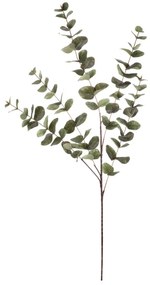 Eukalyptus - umělá větev, velké listy, 100 cm,zelená