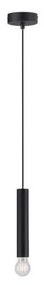 Leuchten Direkt 15617-18 - Luster na lanku BRUNA 1xE27/60W/230V čierna 15617-18