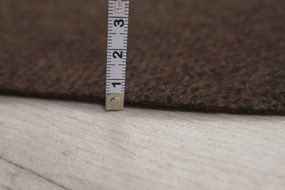 Betap koberce SUPER CENA: Hnedý výstavový koberec Budget metrážny - Bez obšitia cm