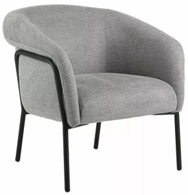 Dizajnové kreslo Clover sivé