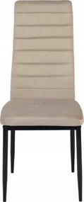 TRENDIE Jedálenská stolička Chicago zamatová  béžová