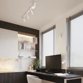 Sollux SL.1546 - Bodové svietidlo KARBON 4xGU10/10W/230V biela