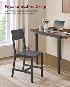 Set dvoch jedálenských stoličiek LDC092B04 (2 ks)