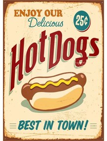 Ceduľa Hot Dogs