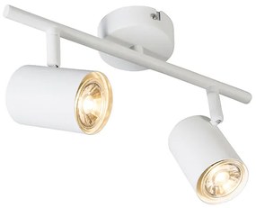 Moderné bodové svetlo biele vrátane 2 WiFi žiaroviek GU10 nastaviteľné - Jeana