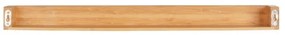 WENKO 24744100 - Polica BAMBUSA 60x9 cm hnedá