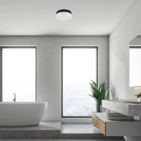 Rabalux 75026-LED Kúpeľňové stropné svietidlo GAELO LED/18W/230V pr. 28 cm čierna