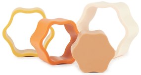 Bieco - Silikónová stohovacia kvetina - Chocolate Bliss