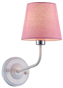 CLX Moderné nástenné osvetlenie VLADIMIRO, 1xE14, 60W, ružové