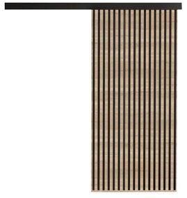 Posuvné dvere BELMA - dub sonoma/čierna / 100