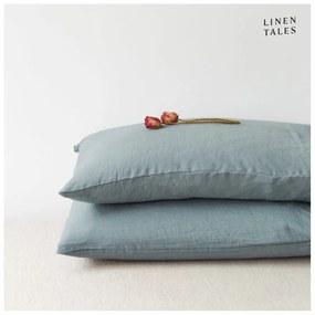 Ľanová obliečka na vankúš 50x70 cm Blue Fog – Linen Tales
