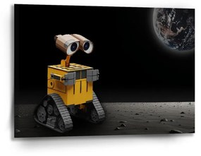 Sablio Obraz Wall-E robot Mesiac - 90x60 cm