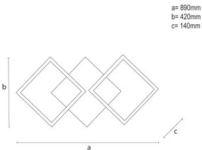 LED Stmievateľné stropné svietidlo LED/85W/230V 3000-6500K + diaľkové ovládanie