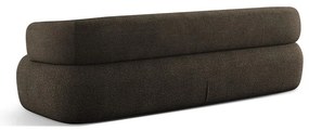 Hnedá pohovka z textílie bouclé 226 cm Jenny – Micadoni Home