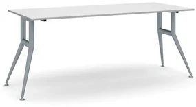 Rokovací stôl WIDE, 1800 x 800 mm, sivý