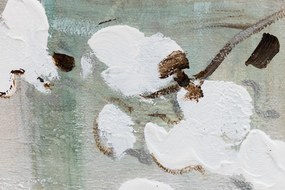 Maľovaný obraz na stenu KVETY 120x80 cm | rôzne rozmery