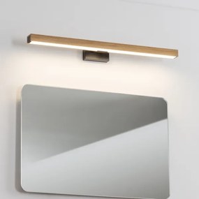 Brilagi-LED Kúpeľňové osvetlenie zrkadla WOODY MIRROR LED/12W/230V IP44 dub/čierna