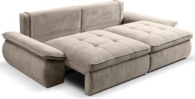 Priestranná pohovka Nube, béžová štruktúrovaná látka