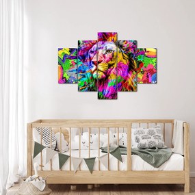 Obraz - 3D obraz leva (150x105 cm)