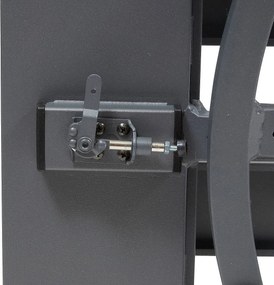 Hliníkové kreslo MADRID rotačné (antracit)