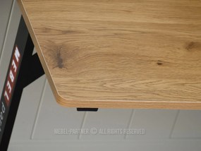 PC stolík Matts 140 (dub + čierna). Vlastná spoľahlivá doprava až k Vám domov. 1109791