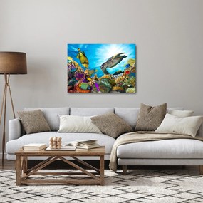 Obraz koralového útesu (70x50 cm)