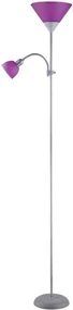 Rabalux Stojacia lampa Action 2xE27/230V/178cm, fialová