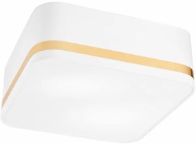 Stropné svietidlo SIRJA SQUARE 2xE27/60W/230V 35x35 cm biela