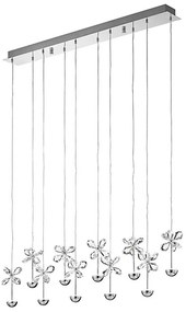 Eglo 93663 - LED Luster na lanku PIANOPOLI 10xLED/2,5W/230V