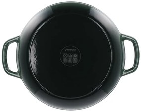 Silvercrest®  Liatinová servírovacia panvica, Ø 30 cm (zelená)  (100393085)