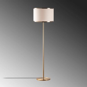 Stojacia lampa Way retro zlatá/béžová