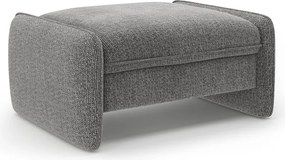 Tmavosivá ženilková podnožka Georgia – Micadoni