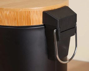 ODPADKOVÝ Kôš do kúpeľne čierny