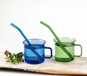 Hrnček Glass 0,35l, modrý