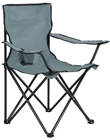 Kempingová stolička ANTER sivá