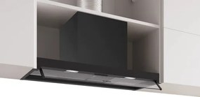 Vstavaný odsávač pár Bosch Serie 4, 80 cm, číre sklo, čierna, matná, DBB85CC60