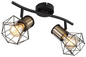 Globo 54017-2M - Bodové svietidlo PRISKA 2xE27/40W/230V