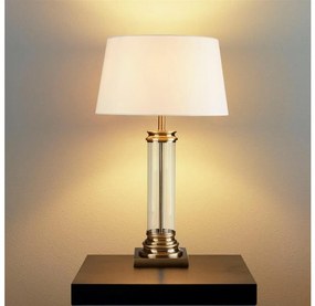 Searchlight EU5141AB - Stolná lampa PEDESTAL 1xE27/60W/230V