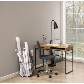 Pracovný stôl v dekore divokého duba Actona, 110 x 45 cm