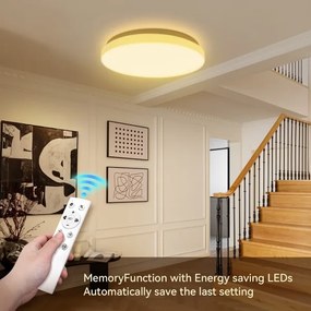 Brilagi - stmievateľné LED svietidlo MILKY WAY LED/24W/230V 3000-6500K priemer 38 cm + DO