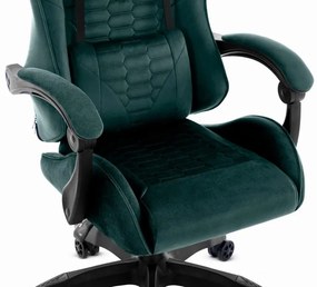 Herné kreslo HC-1000 Green - zamatová látka
