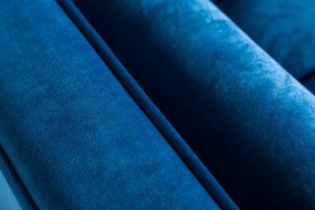 Trojmiestna pohovka COZY VELVET 220 cm tyrkysová modrá