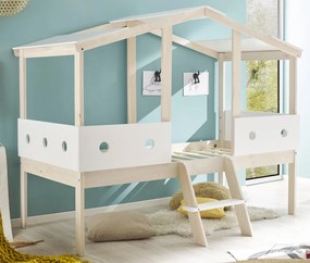 Detská posteľ Cortino 90x200 cm, domeček se stříškou