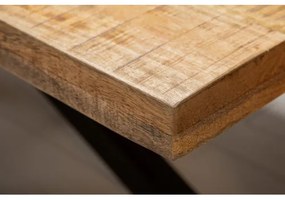Jedálenský stôl 39444 200x100cm Masív drevo Mango prírodné  - Komfort-nábytok