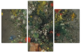 Obraz - Auguste Renoir,  Flowers in a Vase, reprodukcia (90x60 cm)