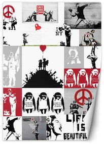 Gario Fototapeta Umelecké diela Banksy Materiál: Vliesová, Rozmery: 200 x 280 cm
