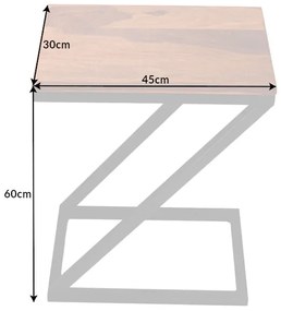 Príručný stolík Butler 30cm Z-Design Sheesham