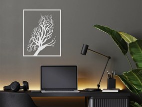 drevko Drevený obraz Sova a strom Rozmer obrazu: 40,5 x 32,5 cm, Farba dekorácie: Čierna